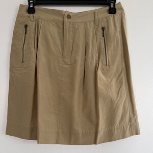 Banana Republic Vintage lined Skirt, Front Slant Zipper Pockets, Back Pockets,